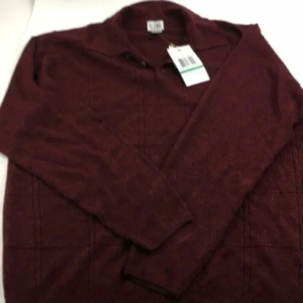 Geoffrey Beene men pull over Shirt L